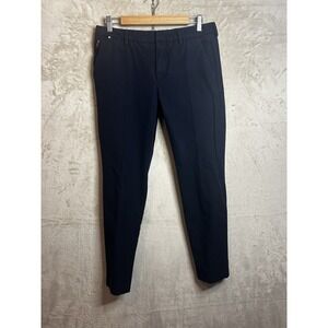 Hugo Boss Men's 30R Pants Navy‎ Blue Kaito Slim Fit Trousers Black Label Chinos